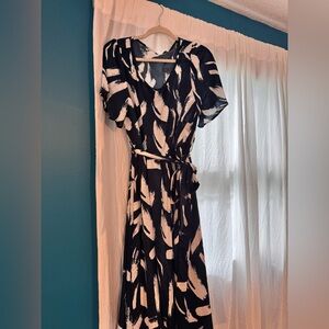 BloomChic Black and White Patterned Dress